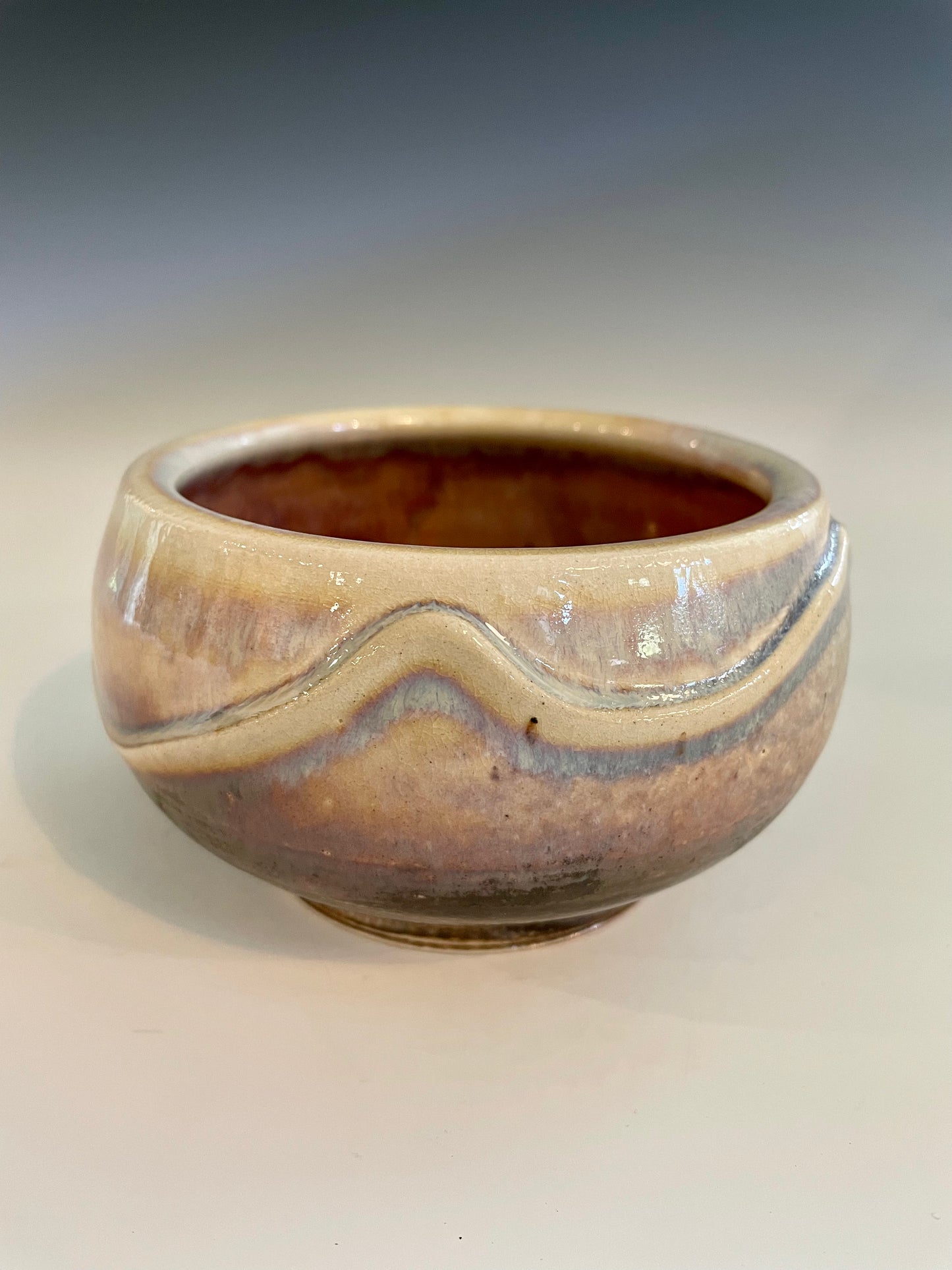 Soda Fired Soup Bowl