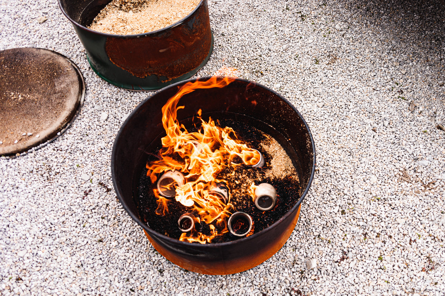 River Days - Glaze and RAKU Fire